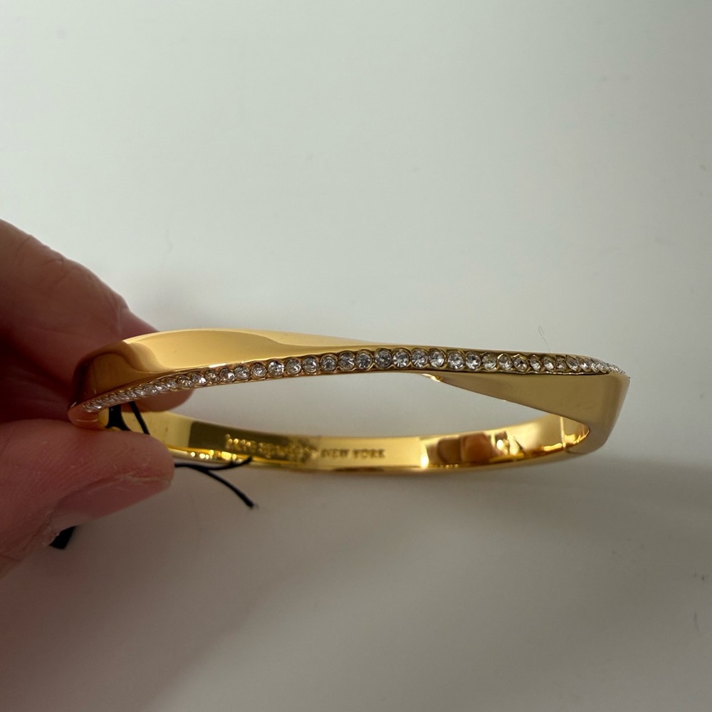 Kate Spade Gold Bracelet with Crystal Detail
